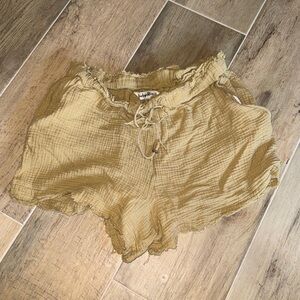 Indigo Rein High Waist Tan Shorts